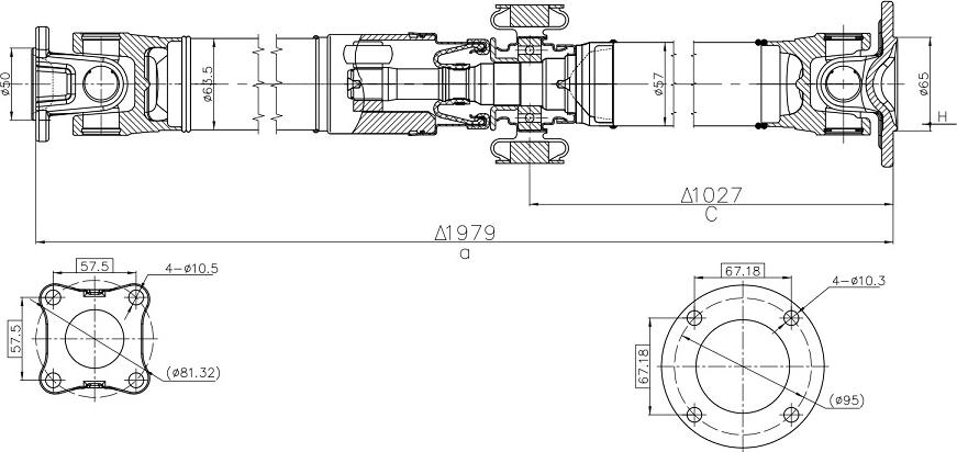 Sercore 32142 - Карданний вал, головна передача autocars.com.ua