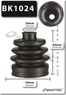 Shaftec BK1024 - Пильник, приводний вал autocars.com.ua