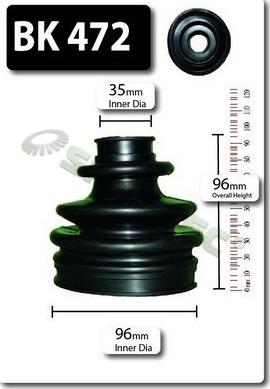 Shaftec BK472 - Пыльник, приводной вал autodnr.net