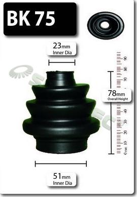 Shaftec BK75 - Пыльник, приводной вал avtokuzovplus.com.ua