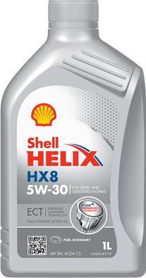 Shell 550048140 - Масло моторное Helix HX8 ECT 5W-30 ACEA C3  API SN  BMW LongLife-04  MB-Approval 229.51  VW Standard autodnr.net