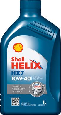 Shell 550053736 - SHELL Helix HX7 10W-40. 1L x12 autocars.com.ua