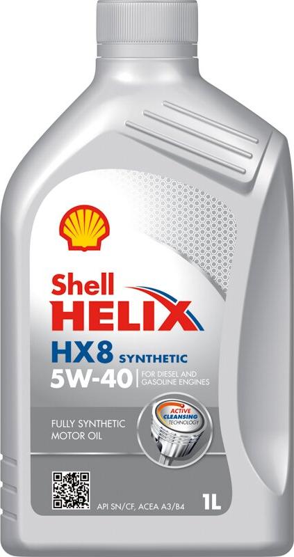 Shell 5W40 HELIX HX8 SYNTHETIC 1L - Моторне масло autocars.com.ua