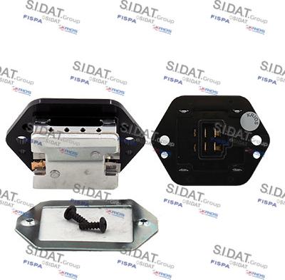 Sidat 10.9227 - Опір, реле, вентилятор салону autocars.com.ua