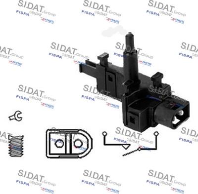 Sidat 3.234217A2 - Датчик, контактний перемикач, фара заднього ходу autocars.com.ua