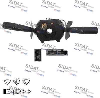 Sidat 430668A2 - Вимикач на рульовій колонці autocars.com.ua