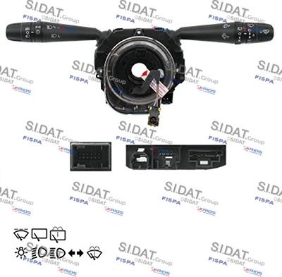 Sidat 431310 - Вимикач на рульовій колонці autocars.com.ua