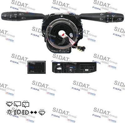 Sidat 431313 - Вимикач на рульовій колонці autocars.com.ua