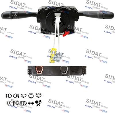 Sidat 431329 - Вимикач на рульовій колонці autocars.com.ua