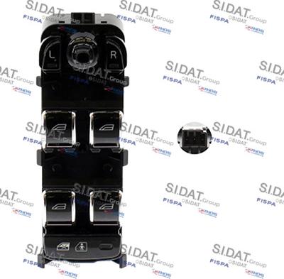 Sidat 5.145001A2 - Вимикач, стеклолод'емнік autocars.com.ua