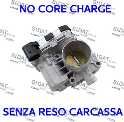 Sidat 88.488R - Патрубок дросельної заслінки autocars.com.ua