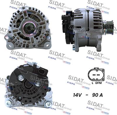 Sidat A12BH0018A2 - Генератор autocars.com.ua