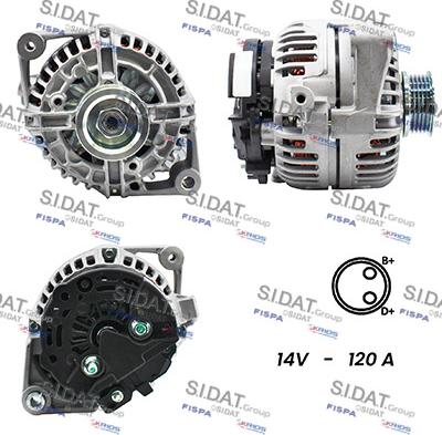 Sidat A12BH0456A2 - Генератор autodnr.net