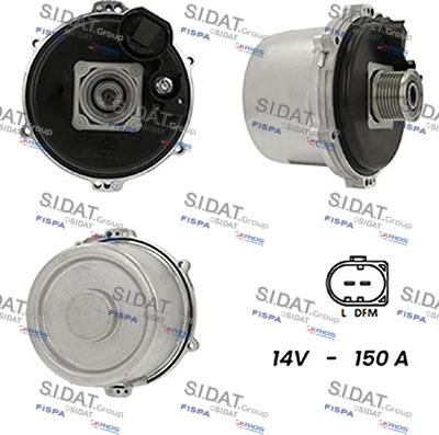 Sidat A12BH0550A2 - Генератор avtokuzovplus.com.ua