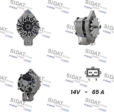 Sidat A12BH0616A2 - Генератор autocars.com.ua