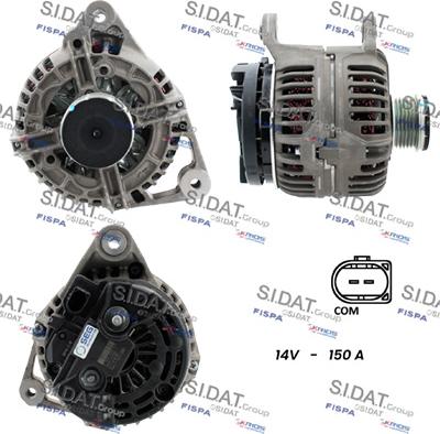 Sidat A12BH0912 - Генератор autocars.com.ua