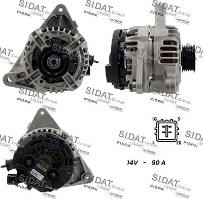 Sidat A12BH1340 - Генератор autodnr.net