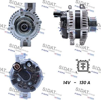 Sidat A12DE0067A2 - Генератор autocars.com.ua