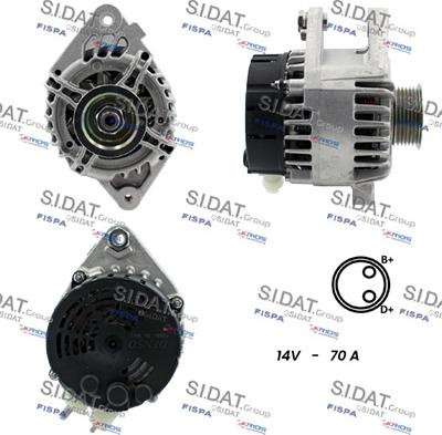 Sidat A12DE0494 - Генератор autodnr.net