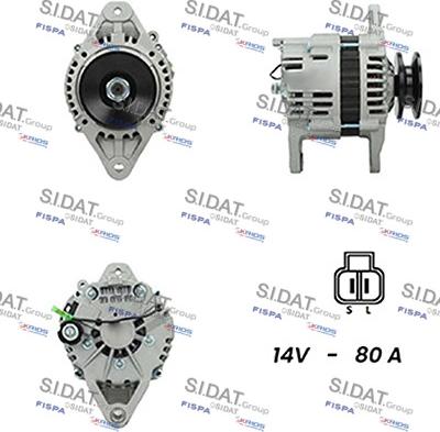 Sidat A12HT0450A2 - Генератор avtokuzovplus.com.ua