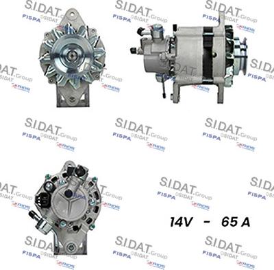 Sidat A12HT0657A2 - Генератор avtokuzovplus.com.ua