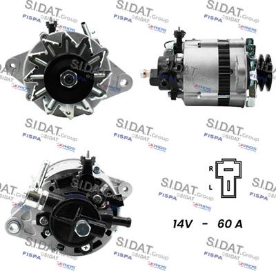 Sidat A12HY0332 - Генератор autocars.com.ua