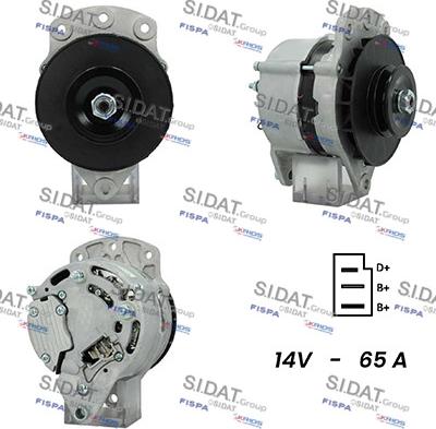 Sidat A12LU0618A2 - Генератор autodnr.net