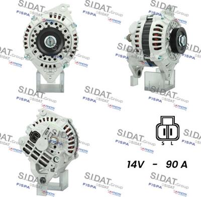 Sidat A12MH0660 - Генератор avtokuzovplus.com.ua