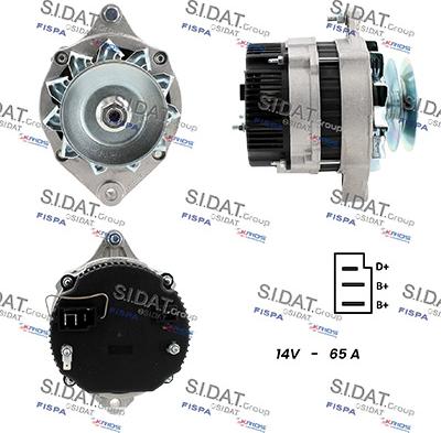 Sidat A12ML0437 - Генератор autocars.com.ua