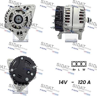 Sidat A12ML1044A2 - Генератор autocars.com.ua