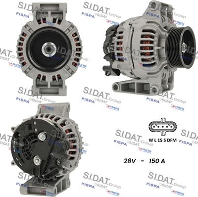 Sidat A24BH0048 - Генератор autocars.com.ua