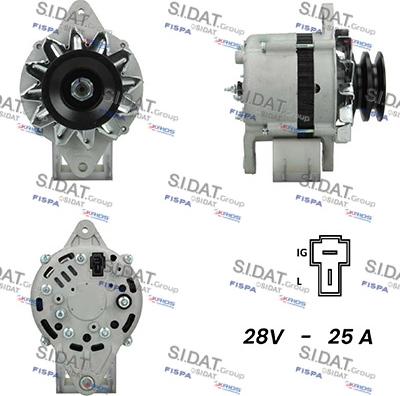 Sidat A24HT0131A2 - Генератор avtokuzovplus.com.ua