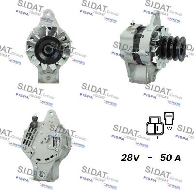 Sidat A24MH0017A2 - Генератор avtokuzovplus.com.ua