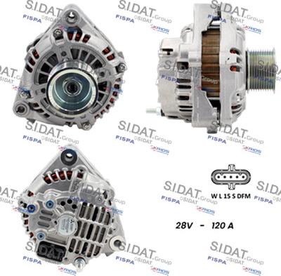 Sidat A24MH0057 - Генератор autocars.com.ua