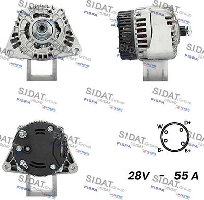 Sidat A24ML0030A2 - Генератор autocars.com.ua