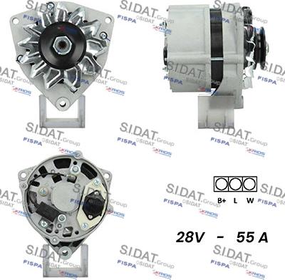 Sidat A24ML0069A2 - Генератор autocars.com.ua