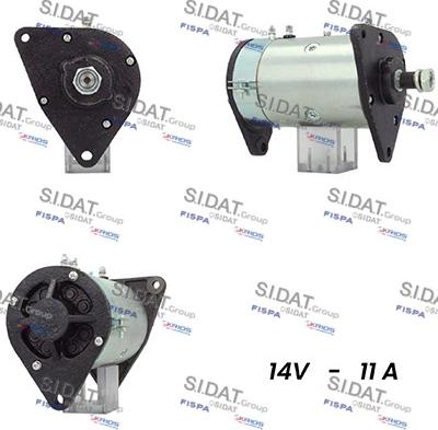 Sidat D12EF0002A2 - Генератор autocars.com.ua