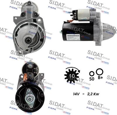 Sidat S12BH0010 - Стартер autodnr.net