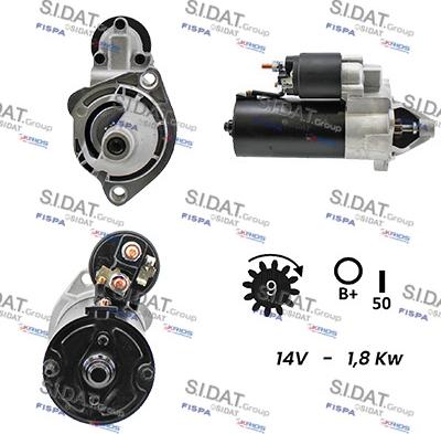 Sidat S12BH0026A2 - Стартер autodnr.net