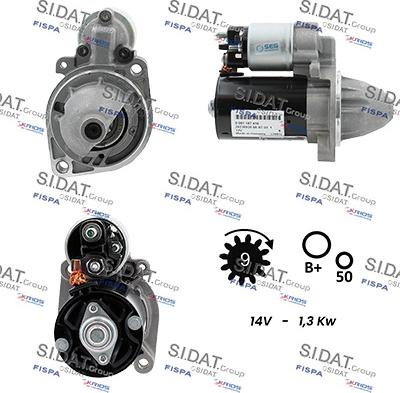 Sidat S12BH0118 - Стартер autodnr.net