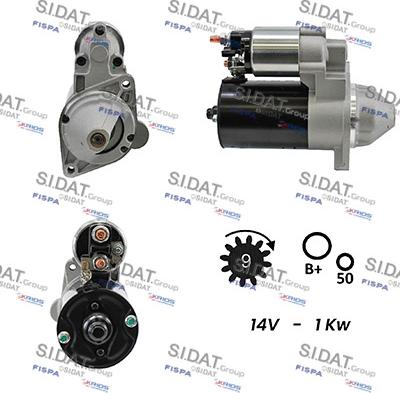 Sidat S12BH0147A2 - Стартер autodnr.net