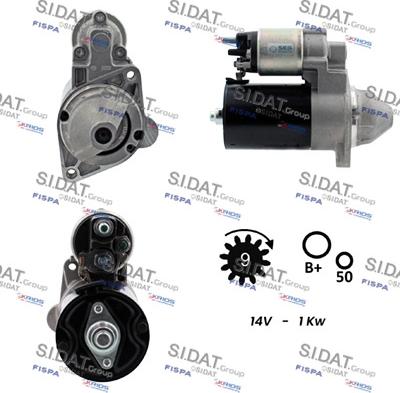 Sidat S12BH0147 - Стартер autodnr.net