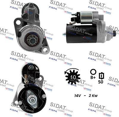 Sidat S12BH0175 - Стартер autodnr.net