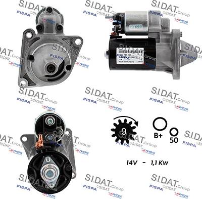 Sidat S12BH0183 - Стартер autodnr.net