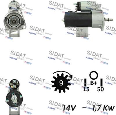 Sidat S12BH0230A2 - Стартер autocars.com.ua