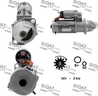 Sidat S12BH0304 - Стартер autodnr.net