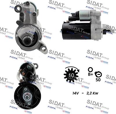 Sidat S12BH0425 - Стартер autodnr.net