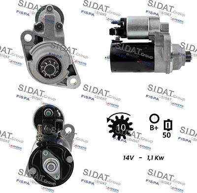 Sidat S12BH0630 - Стартер autodnr.net