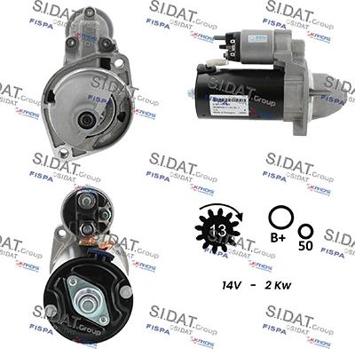 Sidat S12BH0680 - Стартер autodnr.net