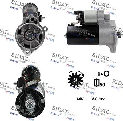 Sidat S12BH0785 - Стартер autodnr.net